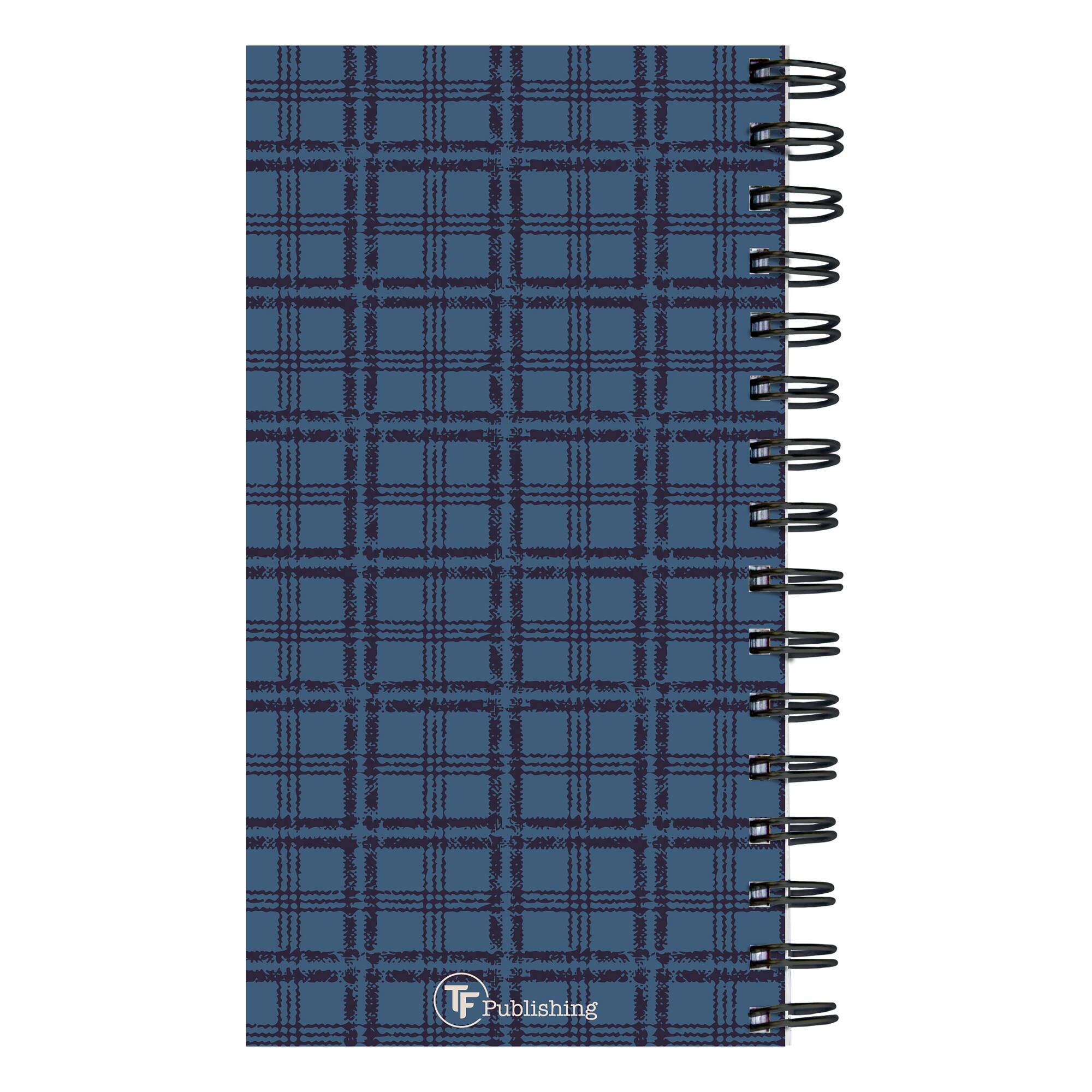 TF Publishing Small 2026-27 Royal Plaid Weekly Monthly Planner